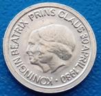 Herdenkingsstuiver Beatrix en Claus - Koningin en Prins 1980, Verzenden, Overige materialen, Nederland