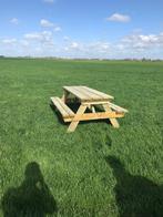 Duurzame geimpregneerde handgemaakte picknicktafel tuintafel, Ophalen of Verzenden, Nieuw, Rechthoekig, Hout