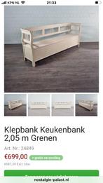 keukenbank, Huis en Inrichting, Banken | Bankstellen, Ophalen, Minder dan 75 cm, 150 tot 200 cm, Hout