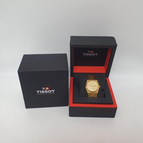 Tissot PRX Powermatic T137.407.33.021.00 - Goudkleurig, Sieraden, Tassen en Uiterlijk, Horloges | Kinderen, Nieuw, Ophalen of Verzenden