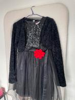 Feestjurk / Kerstjurk met vestje 152/158, Ophalen of Verzenden, Zo goed als nieuw, Meisje, Jurk of Rok