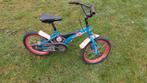 16 inch Cross fiets rood/blauw, Gebruikt, Ophalen