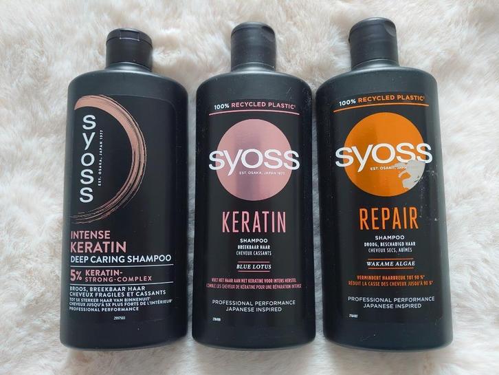 3x Syoss shampoo a 440ml, Sieraden, Tassen en Uiterlijk, Uiterlijk | Haarverzorging, Nieuw, Shampoo of Conditioner, Ophalen of Verzenden