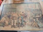 2 oude schoolplaten, Ophalen, Geschiedenis