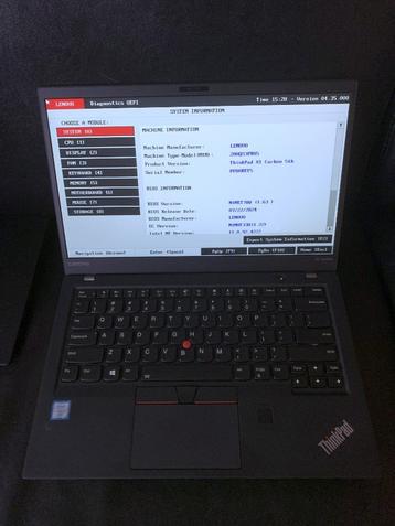 Lenovo X1 Carbon 5th Gen  beschikbaar voor biedingen