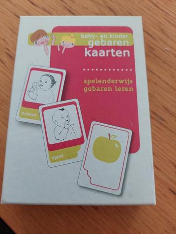 Gebarentaal Kaarten voor Baby's & Kinderen beschikbaar voor biedingen