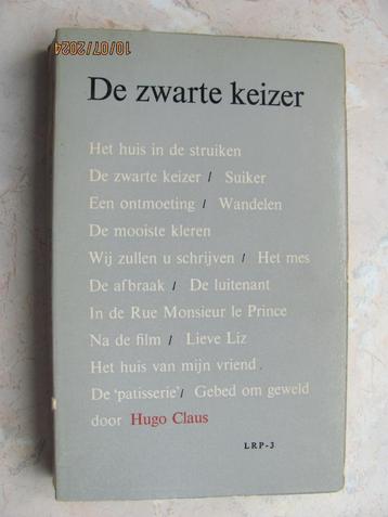 BOEK Hugo CLAUS De Zwarte Keizer verhalen 7e druk 1962 IZGS beschikbaar voor biedingen