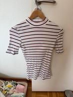 Gestreept rib T-shirt – LESS – maat XS, Wit, Ophalen of Verzenden, Korte mouw, Maat 34 (XS) of kleiner