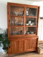 Teakhouten buffet/winkel kast, Ophalen, 100 tot 150 cm, 200 cm of meer, Zo goed als nieuw