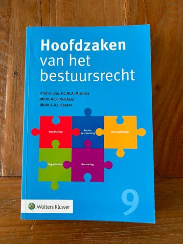 L.A.J. Spaans - Hoofdzaken van het bestuursrecht beschikbaar voor biedingen