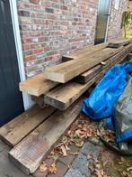 Vuren houten balken, Doe-het-zelf en Verbouw, Hout en Planken, Ophalen of Verzenden, Zo goed als nieuw, Balk, Vuren