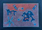 Abstract Aboriginal Art Schilderijen acryl op canvas, Antiek en Kunst, Kunst | Niet-Westerse kunst, Ophalen