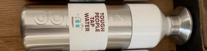 Dopper sterl 800 ml €20,-, Sport en Fitness, Bidons, Nieuw, Ophalen of Verzenden