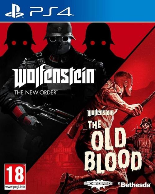 Wolfenstein: The New Order & The Old Blood voor de PS4!, Spelcomputers en Games, Games | Sony PlayStation 4, Zo goed als nieuw