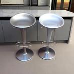 2 x Magis Bombo Barkruk | designer barkruk | rvs kruk, Ophalen, Magis, 60 tot 90 cm, In hoogte verstelbaar