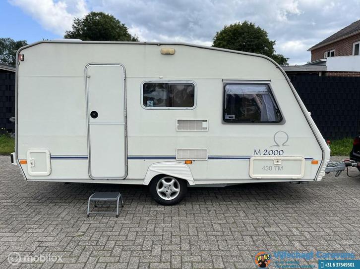 Abi 430 TM M 2000 incl voortent en luifel, Caravans en Kamperen, Caravans, Bedrijf, tot en met 4, 750 - 1000 kg, Overige merken