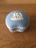 Wedgwood Jasperware blauwe trinket box doosje met deksel, Antiek en Kunst, Ophalen of Verzenden