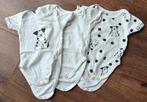 3 Newborn rompers maat 50/56, Kinderen en Baby's, Babykleding | Maat 50, Ophalen of Verzenden, Zo goed als nieuw, Jongetje of Meisje