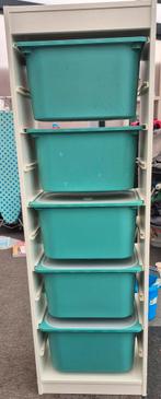 Opbergcomninarie met bakken, Huis en Inrichting, Kasten | Ladekasten, Minder dan 50 cm, Gebruikt, 5 laden of meer, Ophalen of Verzenden