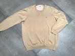 LACOSTE beige heren v-hals trui, Overige maten, Ophalen of Verzenden, Zo goed als nieuw, Lacoste