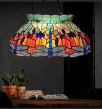 Grote Tiffany hanglamp/woonkamerlamp/keukenlamp, Huis en Inrichting, Lampen | Hanglampen, Ophalen, Zo goed als nieuw, Glas, Minder dan 50 cm