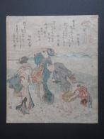 Totoya Hokkei - Gathering Shells on a Beach (c1820), Antiek en Kunst, Kunst | Niet-Westerse kunst, Verzenden