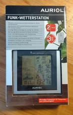 NIEUW Auriol radioweerstation zilver zwart weerstation, Ophalen of Verzenden, Nieuw, Weerstation