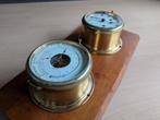 Antieke Schatz Barometer & Scheepsklok Set, Ophalen of Verzenden