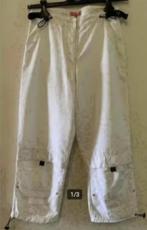 Witte zomerbroek, dunne broek; maat S; O'Bleu fresh girls, Wit, Ophalen of Verzenden, Zo goed als nieuw, Driekwart