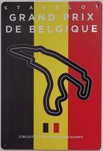Formule 1 GP Belgie Spa circuit reclamebord van metaal deco, Verzamelen, Verzenden, Nieuw, Formule 1