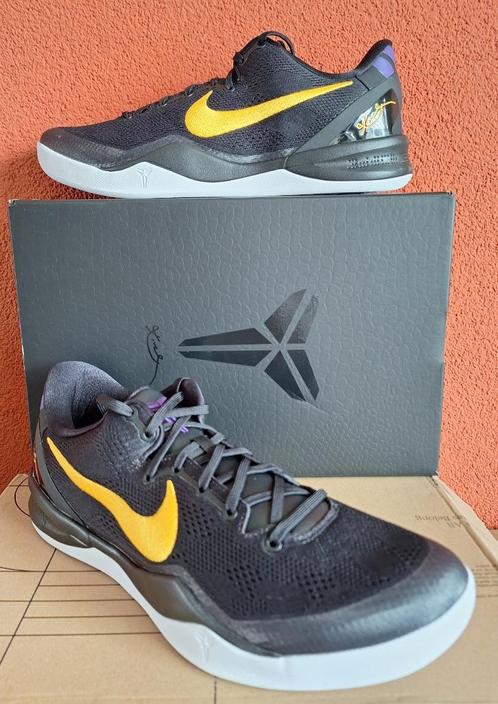 NIKE x KOBE 8 PROTRO "LAKERS AWAY" (2024) - maat 46 - nieuw, Kleding | Heren, Schoenen, Nieuw, Sneakers of Gympen, Zwart, Ophalen of Verzenden