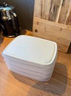 Vlees boterhammendoos tupperware, Ophalen of Verzenden, Zo goed als nieuw, Wit