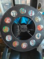 Grote wandklok 119cm rond, Ophalen, Zo goed als nieuw, Analoog, Wandklok