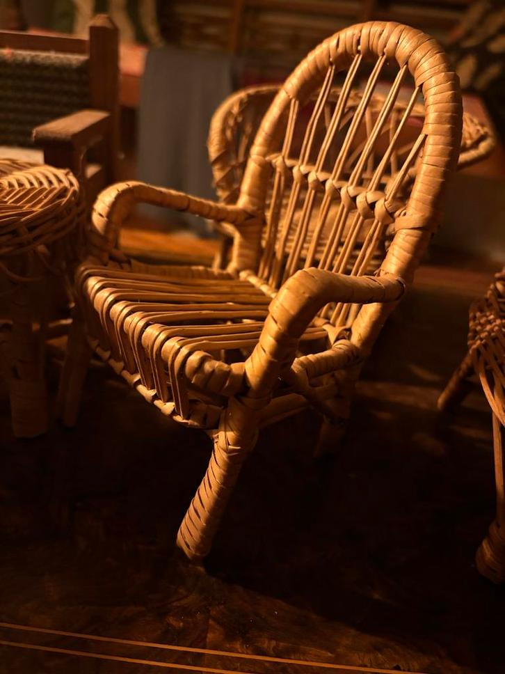 Antiek Poppenhuis Meubilair, Antiek en Kunst, Antiek | Meubels | Stoelen en Banken, Ophalen of Verzenden