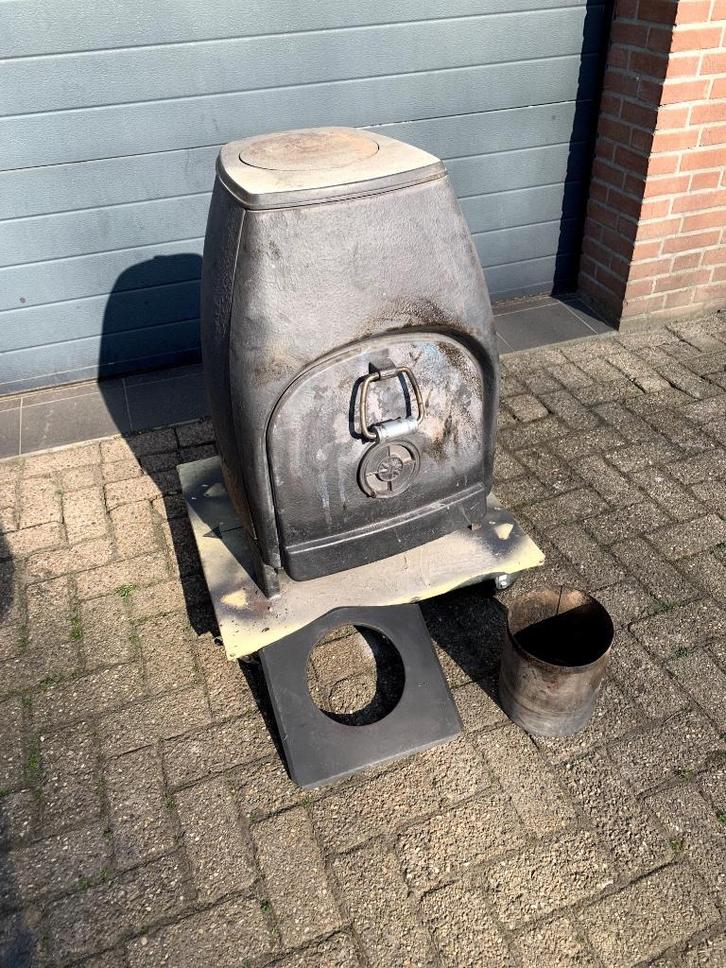 Noorse houtkachel Jotul nr 1, Huis en Inrichting, Kachels, Gebruikt, Vrijstaand, Houtkachel, Hout, Ophalen