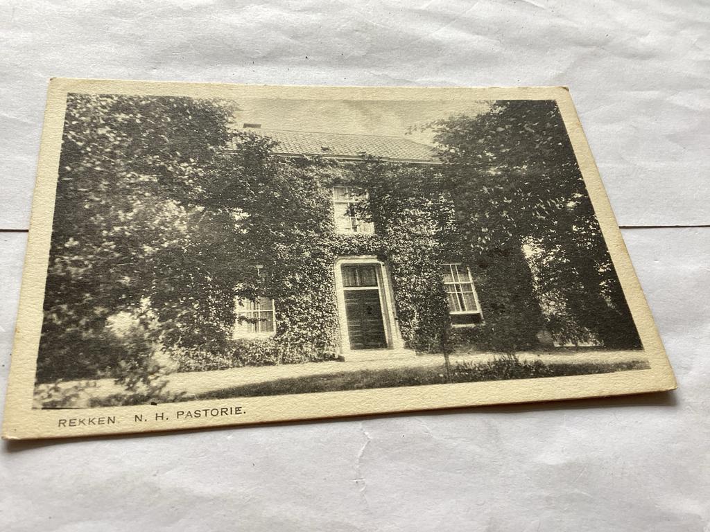 Oude Pastorie Rekken N.H. Ansichtkaart, Ophalen of Verzenden, Voor 1920, Gelopen, Noord-Holland