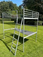 Ikea metalen 2-persoons hoogslaper 200x140, Ophalen, Gebruikt, Hoogslaper, 160 tot 180 cm