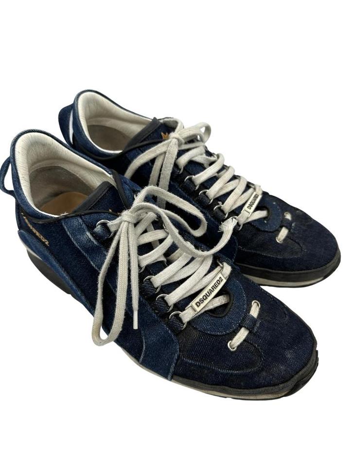 Dsquared veterschoenen 41, Kleding | Heren, Schoenen, Zo goed als nieuw, Blauw, Ophalen of Verzenden