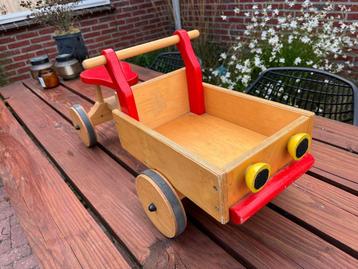 Houten Loopfietsje - Retro Vibe beschikbaar voor biedingen