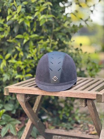 Cap paardrijden Charles owen blauw maat S-M beschikbaar voor biedingen