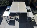Inklapbare picknicktafel, Ophalen of Verzenden, Gebruikt, Campingtafel