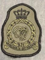 Kroon embleem 931 SQN, Verzenden, Luchtmacht, Nederland, Embleem of Badge