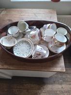 antiek koffie kopjes met schoteltjes, Ophalen of Verzenden