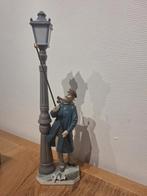 Lladro lampaansteker no 5202, lamplighter, lantaarn, man, Ophalen of Verzenden, Gebruikt