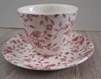 Kop en schotel Royal Tudor Bouquet red, Huis en Inrichting, Ophalen of Verzenden, Zo goed als nieuw, Overige stijlen, Kop(pen) en/of Schotel(s)
