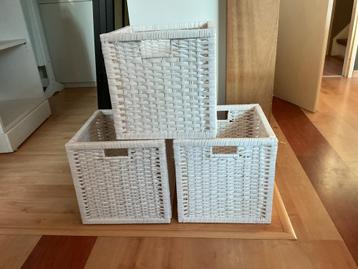 Ikea witte manden voor Kallax kast beschikbaar voor biedingen