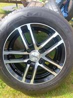 “15″ Dezent LM velgen Black Polished + banden 4x108 Peugeot”, Ophalen, Gebruikt, 15 inch, Banden en Velgen