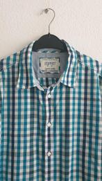Esprit Overhemd Blauw Geruit - Maat XL, Blauw, Ophalen of Verzenden, Zo goed als nieuw, Esprit