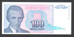 Bankbiljet - Joegoslavië 100 Dinara 1994 - UNC, Postzegels en Munten, Bankbiljetten | Europa | Niet-Eurobiljetten, Ophalen of Verzenden