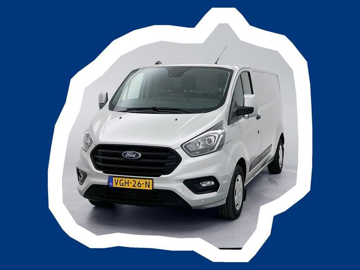 Ford Transit Custom 300 2.0 TDCI L2H1 Sync3 Trekhaak Navigat, Auto's, Bestelauto's, Bedrijf, Te koop, ABS, Airconditioning, Alarm